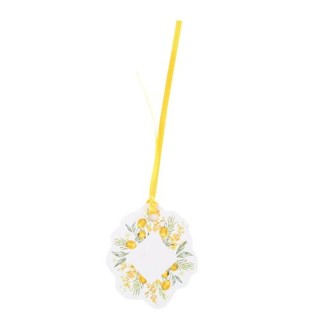 10 étiquettes mimosa