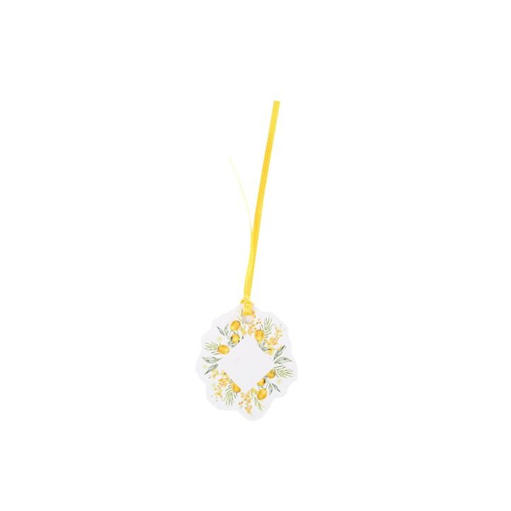 10 étiquettes mimosa