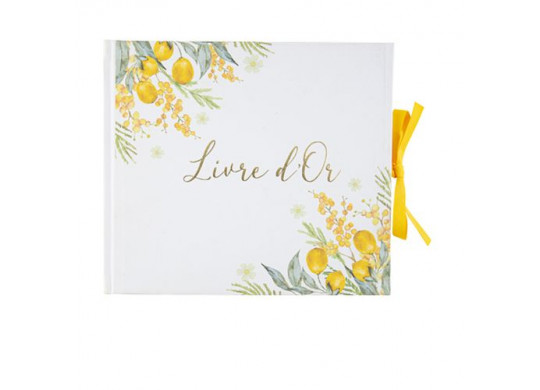 Livre d'or mimosa
