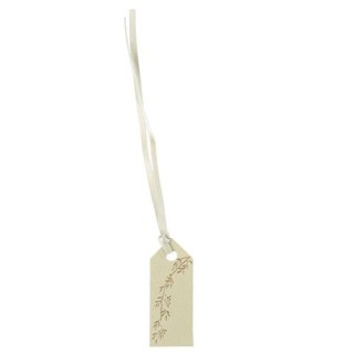 10 étiquettes vert sauge jolis brins