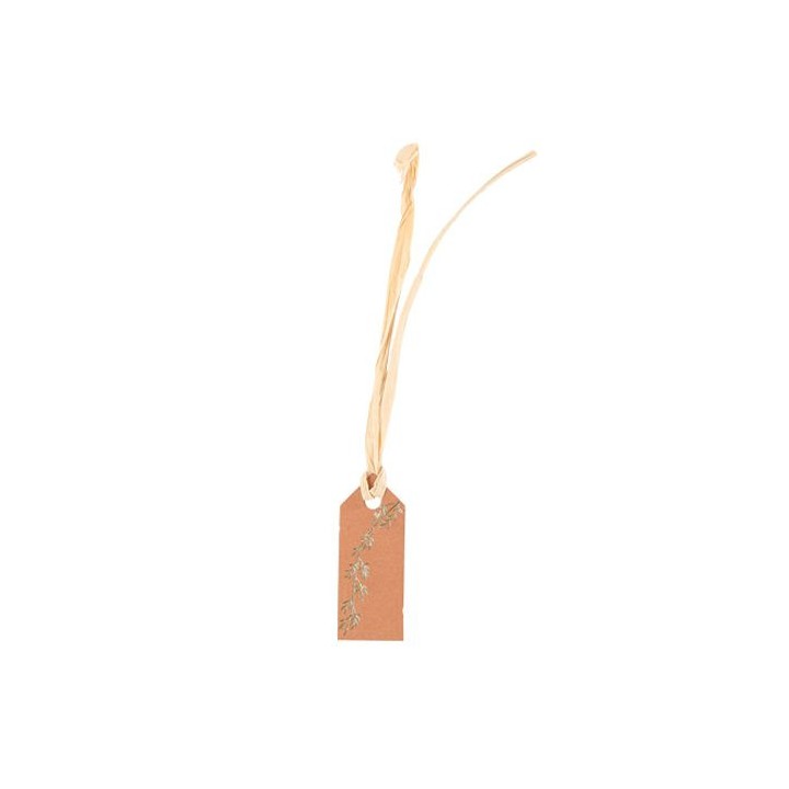 10 étiquettes terracotta jolis brins