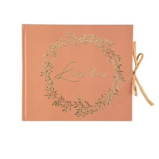 Livre d'or terracotta jolis brins