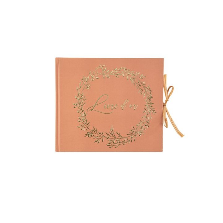 Livre d'or terracotta jolis brins
