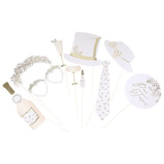 Kit photobooth blanc jolis brins