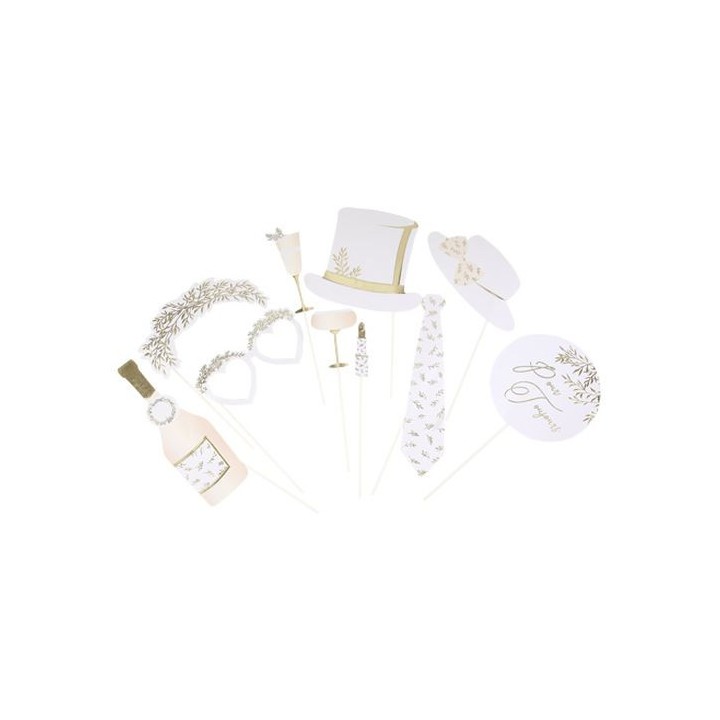 Kit photobooth blanc jolis brins