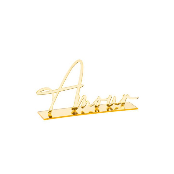 Mot Amour plexi or