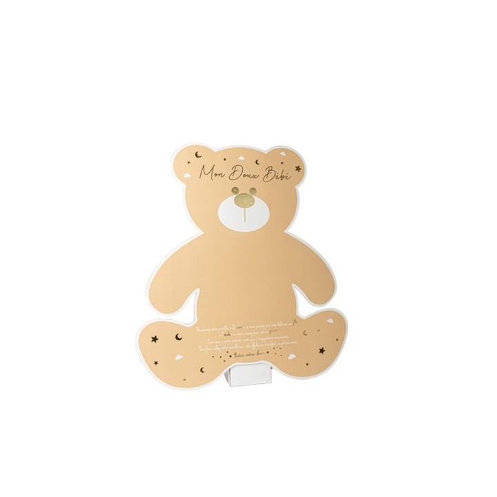 Jeu gender reveal ours baby nude + 32 stickers