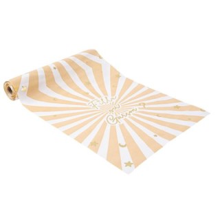 Chemin de table tissu fille ou garçon baby nude