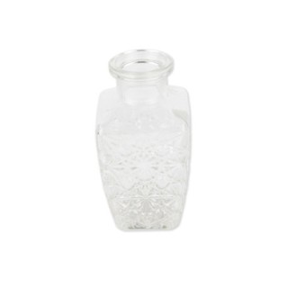 Vase gravure ancienne carré 12cm