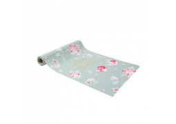 Chemin de table tissu Happy birthday spring