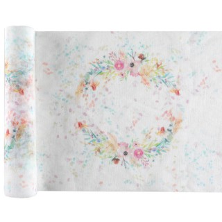 Chemin de table mariage fleuri