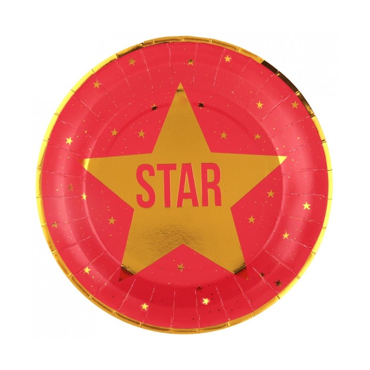 10 assiettes Hollywood