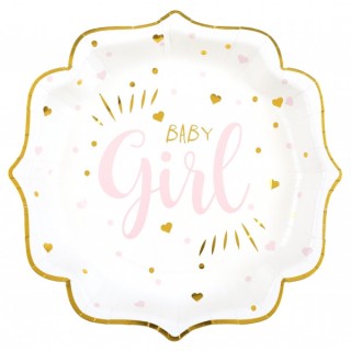 10 Assiettes baby girl