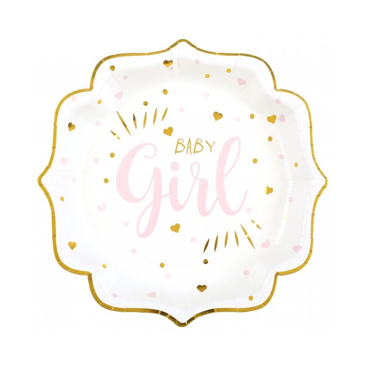 10 Assiettes baby girl