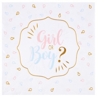 20 Serviettes girl or boy ?