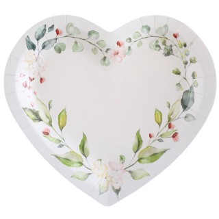 10 Assiettes mariage végétal