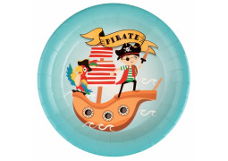 10 Assiettes pirate