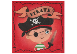 20 Serviettes pirate