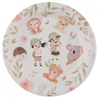 10 Assiettes petits explorateurs
