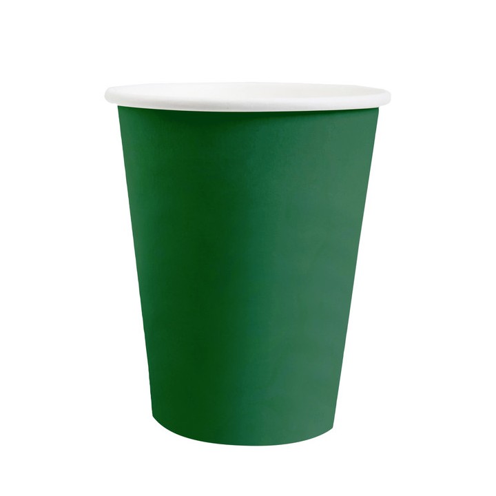 Gobelet carton vert foncé 25cl