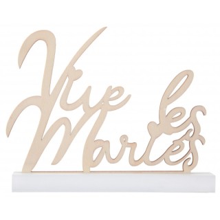 Centre de table Vive les mariés