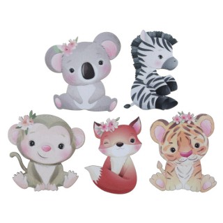 Confettis de table petits explorateurs bois