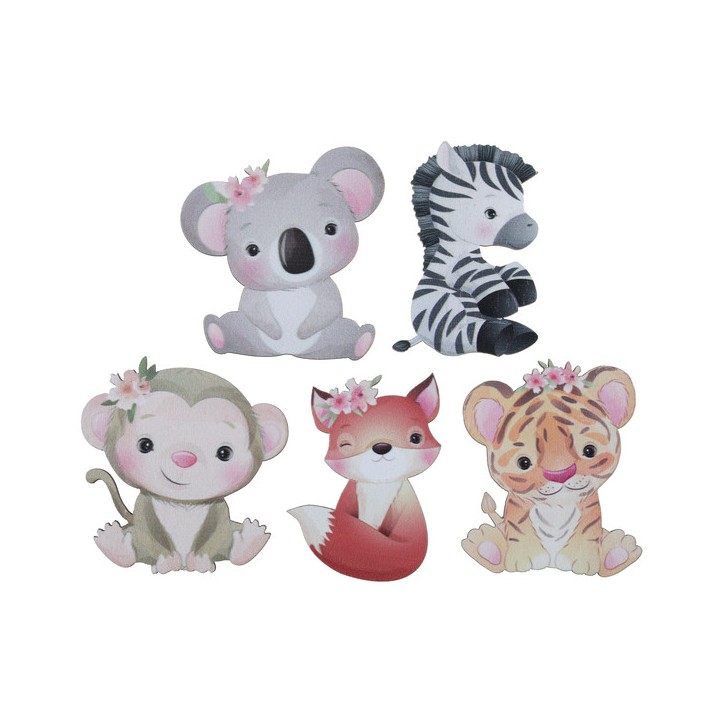 Confettis de table petits explorateurs bois