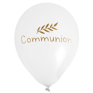 6 ballons communion