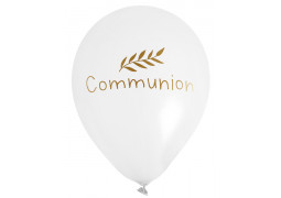 6 ballons communion