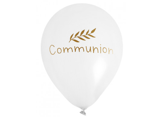 6 ballons communion