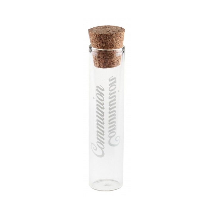 Eprouvette Communion blanc