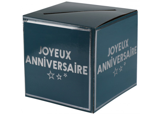 Tirelire Joyeux anniversaire star d'un jour bleu canard Tirelire Joyeux anniversaire star d'un jour bleu canard