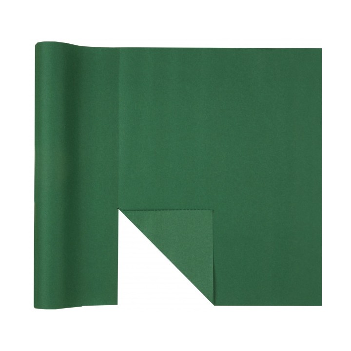 Chemin de table intissé winter green (vert foncé) 40cmx 6 mètres - décoration de table