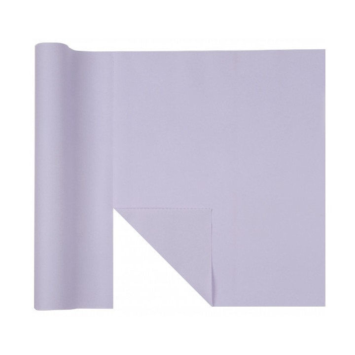 Chemin de table intissé lavande 40cmx4.8m - décoration de table