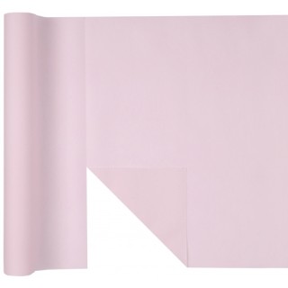 Chemin de table intissé rose clair