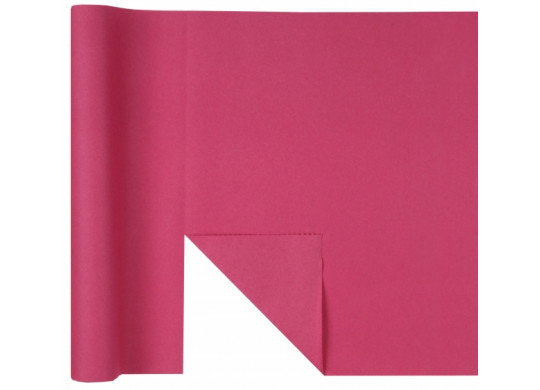 Chemin de table intissé fuschia