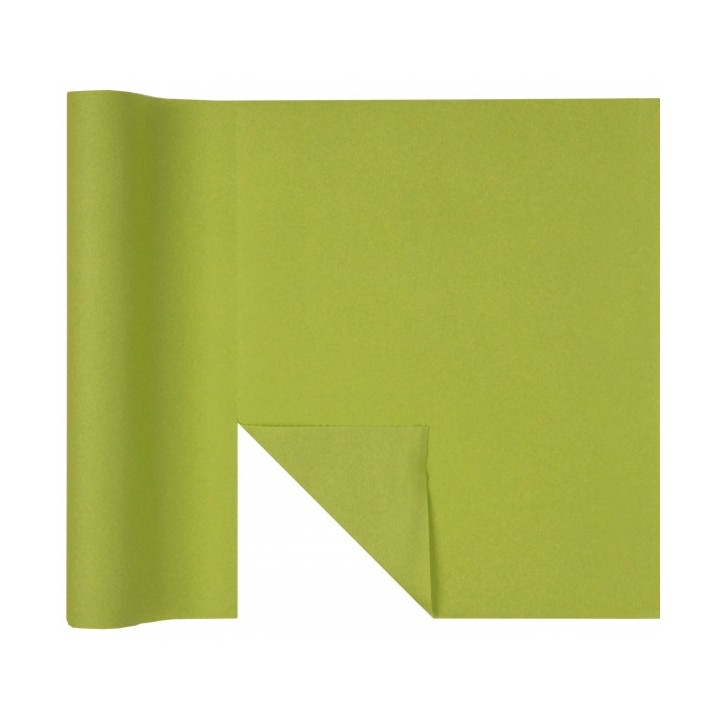 Chemin de table intissé green tea