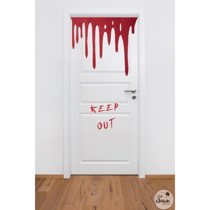 Décor porte sang