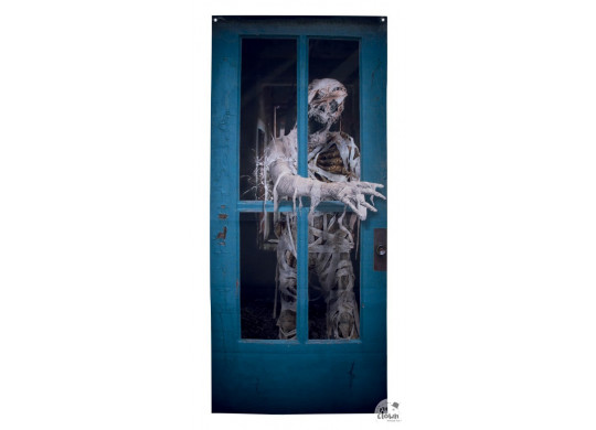 Décor porte zombie