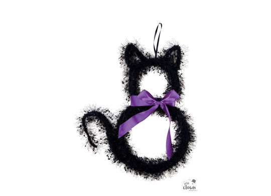 Couronne porte petit chat Halloween