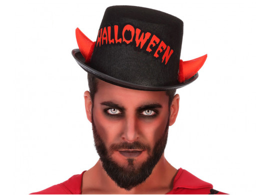 Chapeau HDF Halloween avec cornes