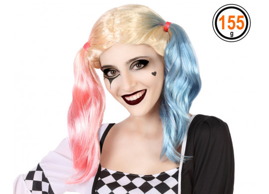 Perruque Harley Quinn