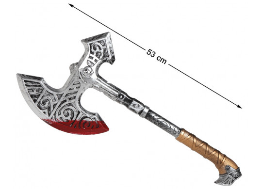 Hache médiévale en latex de bûcheron pour GN, 85 cm. ⚔️ Boutique Épées