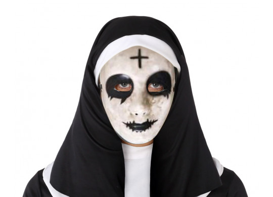 Masque adulte nonne Halloween