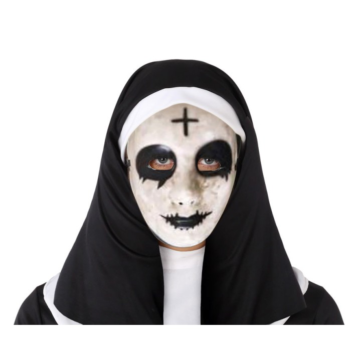 Masque adulte nonne Halloween
