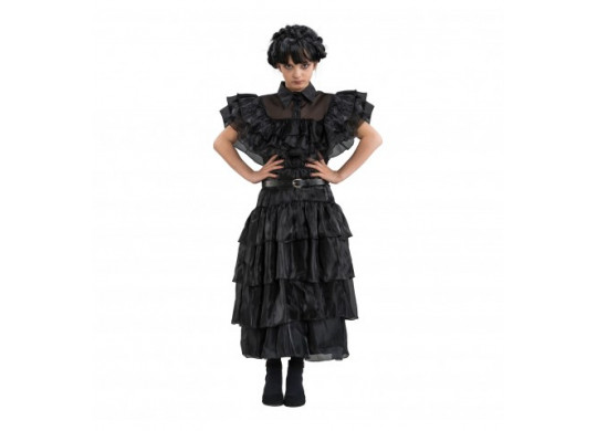 Costume enfant fille Mercredi robe de bal