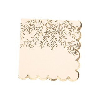 Serviettes blush jolis brins x16