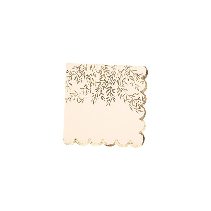 Serviettes blush jolis brins x16