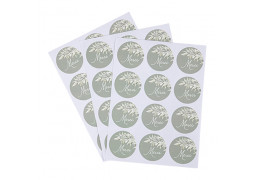 Stickers merci greenery x24