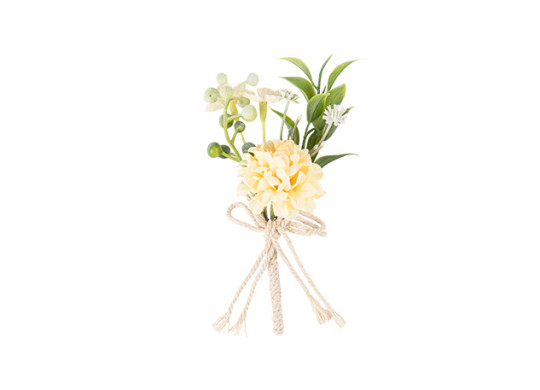 Mini bouquet hortensia et jasmin peche